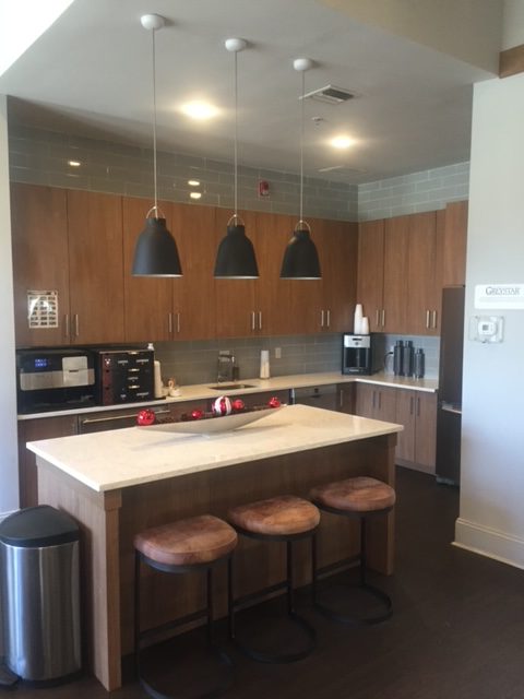 kitchen in commercial building