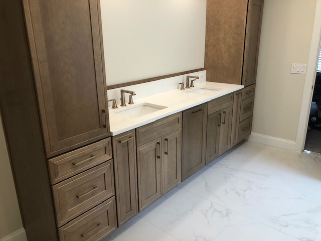 double sink cabinetry